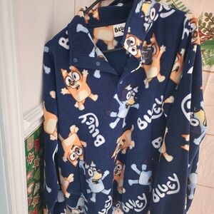 Bluey Fleece Pullover 1/4 Button